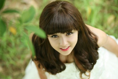  Say đắm vẻ đẹp thiên thần của hot girl “đoá hồng lai” có đôi mắt biết cười